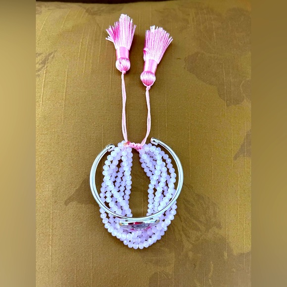 Dream Catcher Bracelet 2pc. set in Pink, New! - Picture 4 of 6